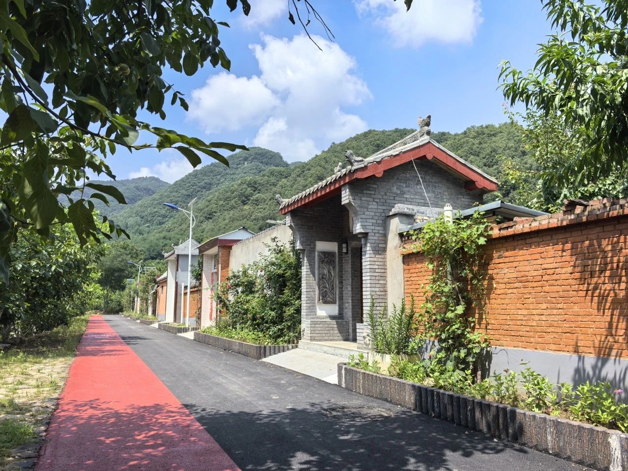 白马滩镇神玉村村景
